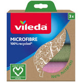 VILEDA MICROFIBRA 100% RICICL.3PZ